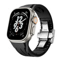 Pulseira de Borracha Liora FKM com Fivela Borboleta para Apple Watch