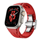 Pulseira de Borracha Liora FKM com Fivela Borboleta para Apple Watch