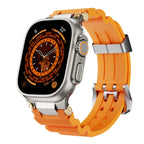 Tali Silikon ArloGear Dengan Reka Bentuk Gaya Mekanikal Untuk Apple Watch