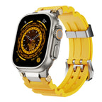 Tali Silikon ArloGear Dengan Reka Bentuk Gaya Mekanikal Untuk Apple Watch