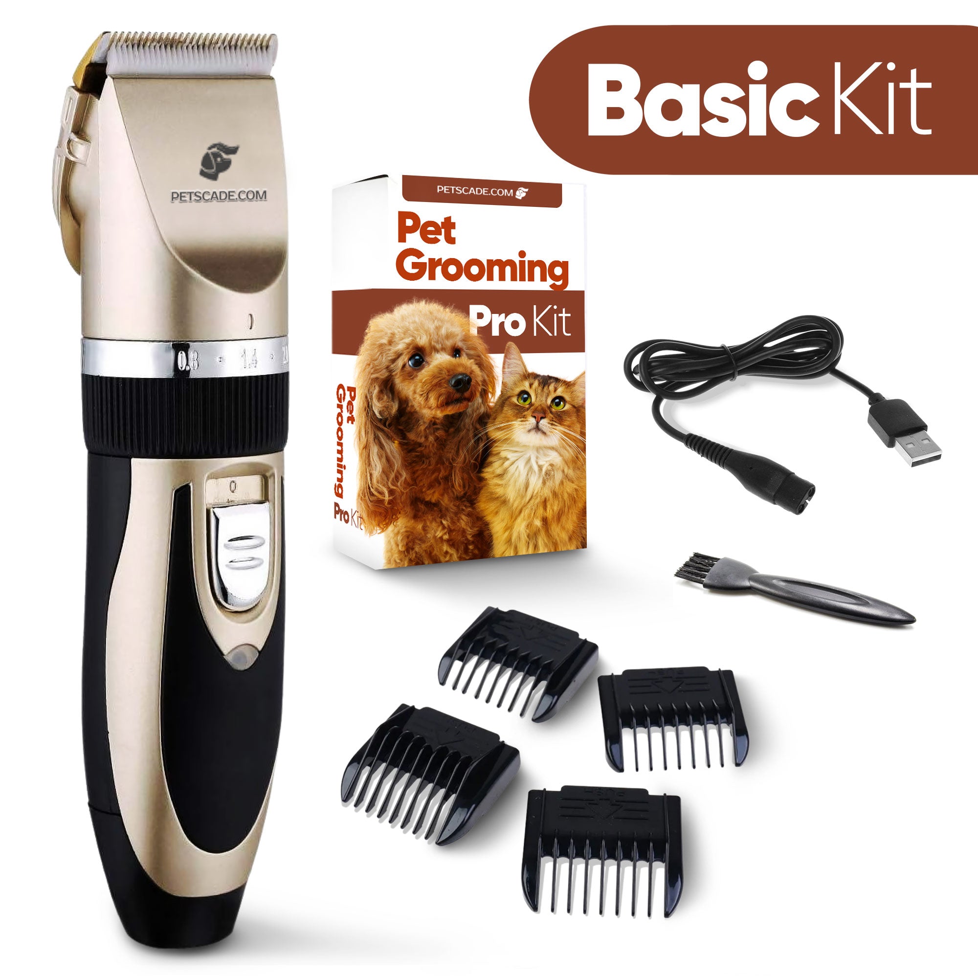 Furiva Quiet Home Grooming Kit For Furry Coat Care