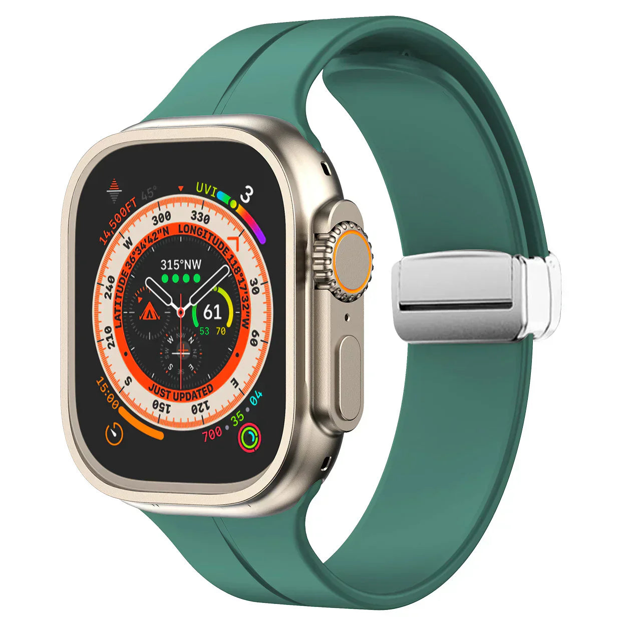 Cinturino in silicone Luma con chiusura magnetica per Apple Watch