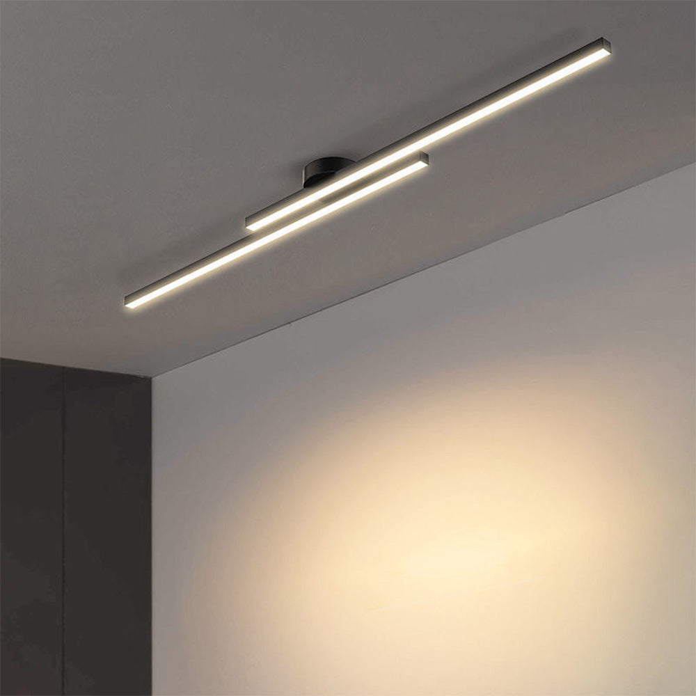 Minimalist Aluminum LED Ceiling Light By LumenVale For Living Rooms Design