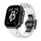 Pulseira de Borracha Liora FKM com Fivela Borboleta para Apple Watch