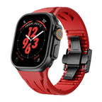 Pulseira de Borracha Liora FKM com Fivela Borboleta para Apple Watch