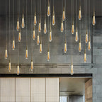 Lampada da soffitto Luneo DrizzleDrop con gocce LED morbide