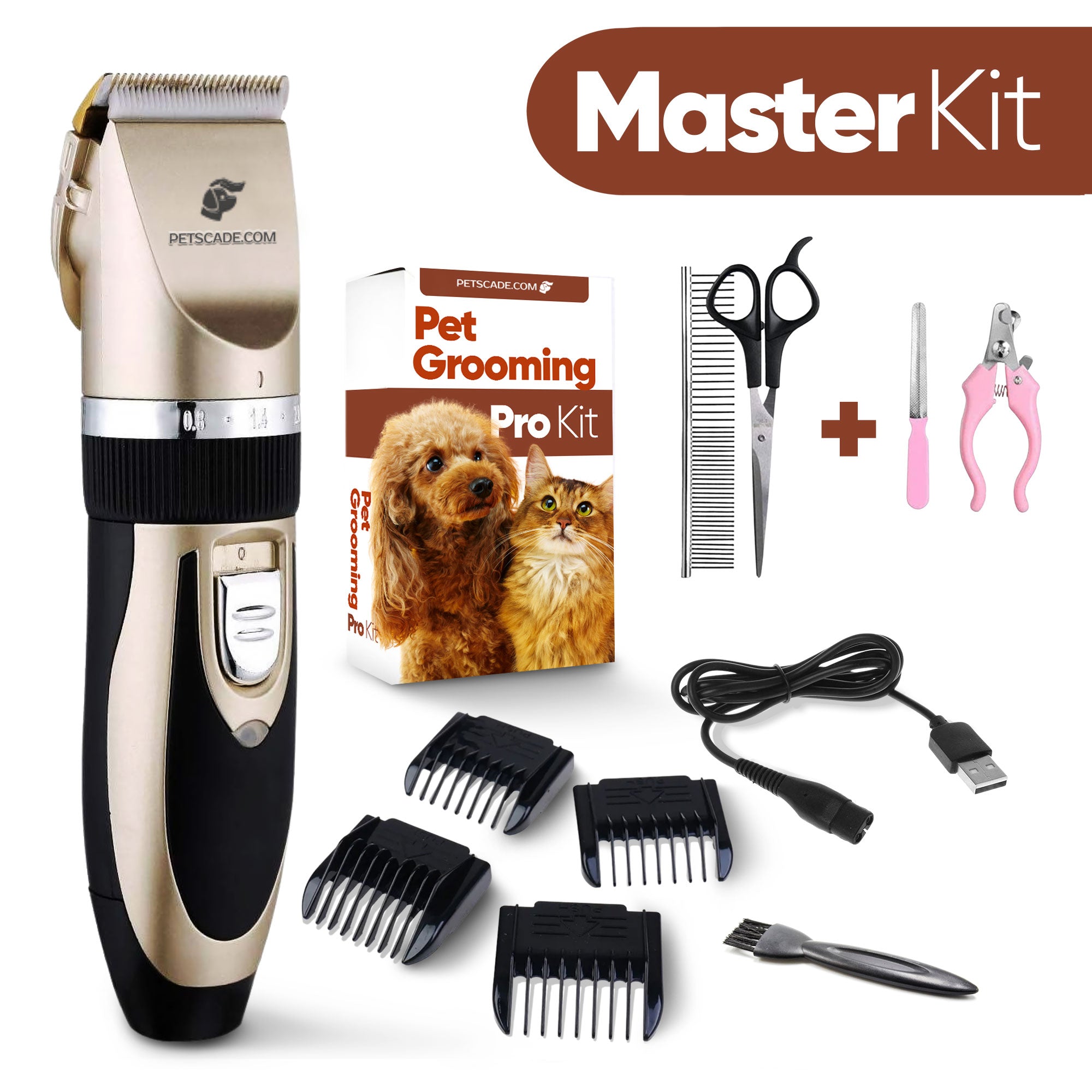 Furiva Quiet Home Grooming Kit For Furry Coat Care