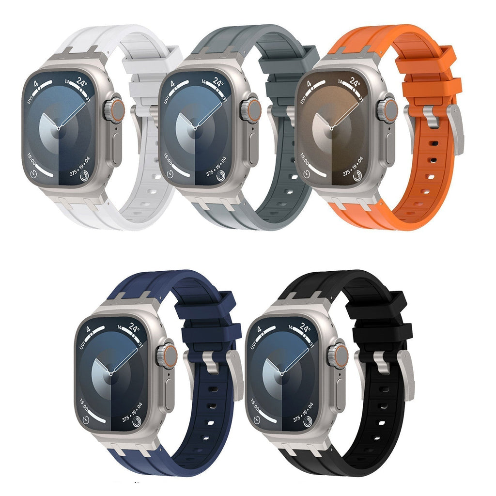 Gelang Tangan Silikon Nexal Untuk Kepala Logam Apple Watch