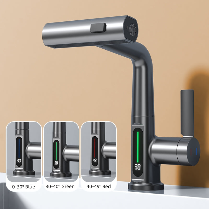 Vellaro Brass Faucet For Hot Or Cold Water, Single-Hole Design
