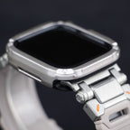 RavenTac 2'si 1 Arada TPU PC Kılıflı Fluoro Kauçuk Bant Apple Watch İçin