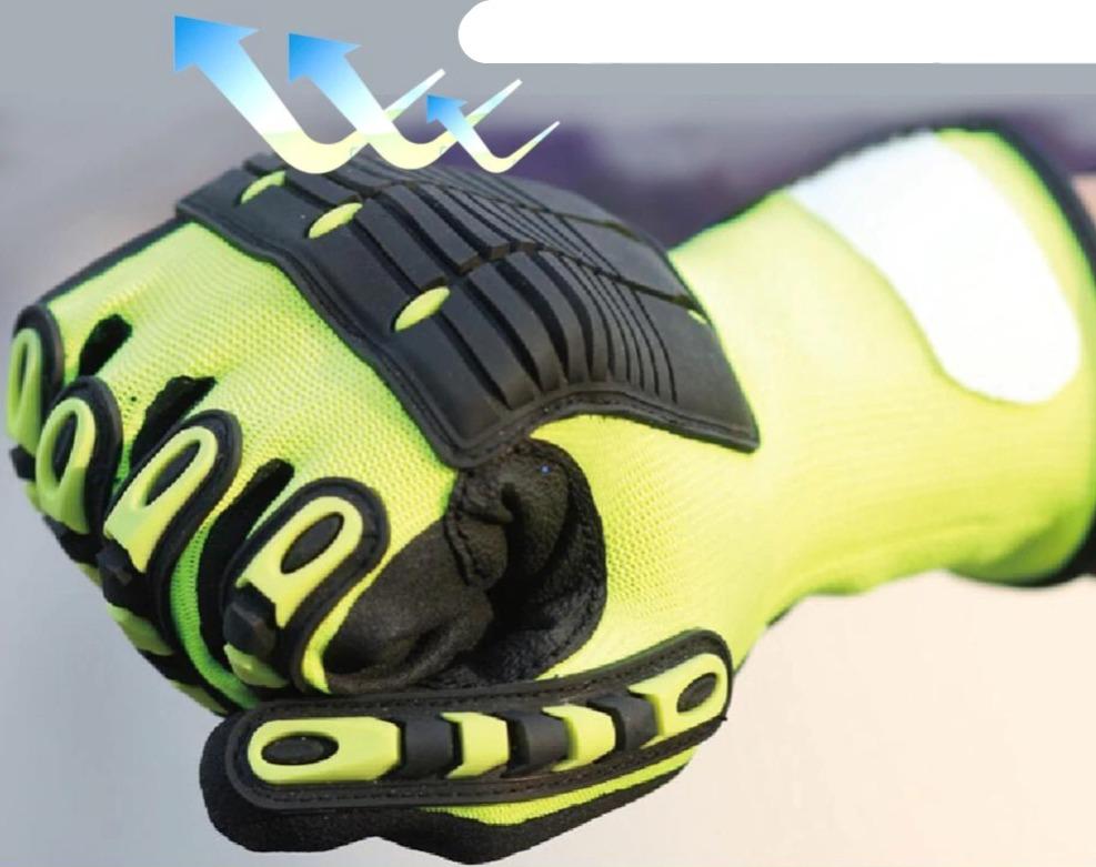 VibraGuard Thermal Work Gloves With Vibration Damping For Comfort