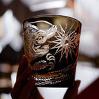 Takumi Soaring Dragon Szklanka do whisky, ręcznie wykonana, w drewnianym pudełku