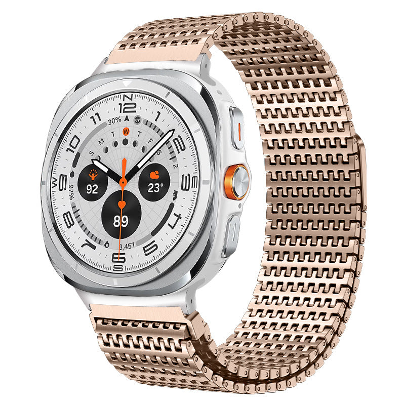 Kovara Magnetic Strap In Stainless Steel For Samsung Watch Ultra