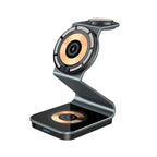 Three-In-One Wireless Charger By MagnaVolt With Magnetic Fast-Charging