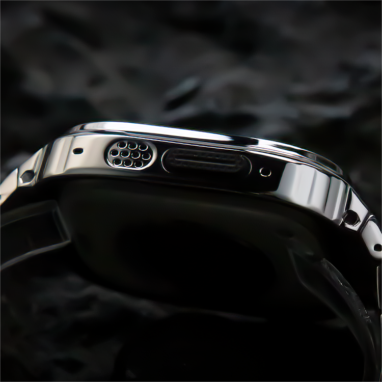 Avelon příslušenství pro Apple Watch s nerezovým pouzdrem a ocelovým páskem
