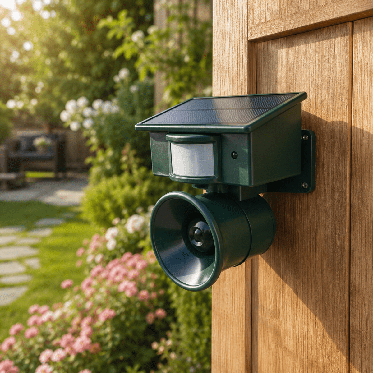Motion detector bird repeller for effective protection
