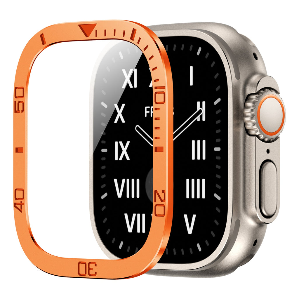 Vellon Vollflächiger gehärteter Glas-Schutz für Apple Watch Ultra 2 und Ultra