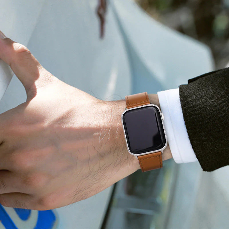 Cinturino in pelle Rivon a loop per Apple Watch Compatibilità