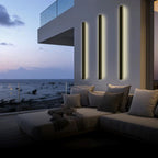 Nyx Black LED Finish Edition Linear Wall Light Outdoor