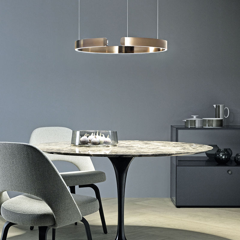 LumaCircle Modern LED Pendant for Living Room and Dining