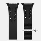 Pulseira de Borracha Liora FKM com Fivela Borboleta para Apple Watch