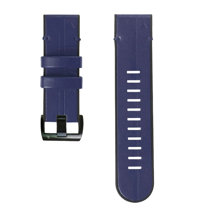 Averin läderarmband och silikon för Garmin Fenix 8 7X 7 5X 5 6