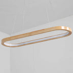 Lámpara colgante LED LumaWood con acabado en madera y sutiles detalles metálicos