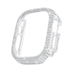 LuxeGuard Diamantbesetztes Vollschutz-Case für Apple Watch mit Displayschutzfolie