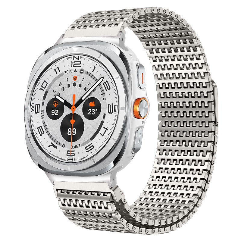 Kovara Magnetic Strap In Stainless Steel For Samsung Watch Ultra