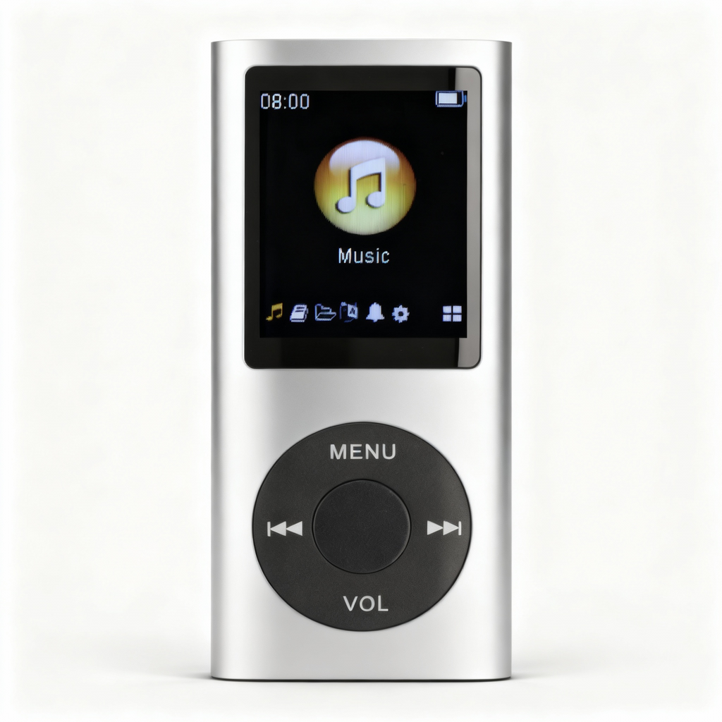 复古音乐播放器 – 经典设计紧凑型64GB MP3播放器