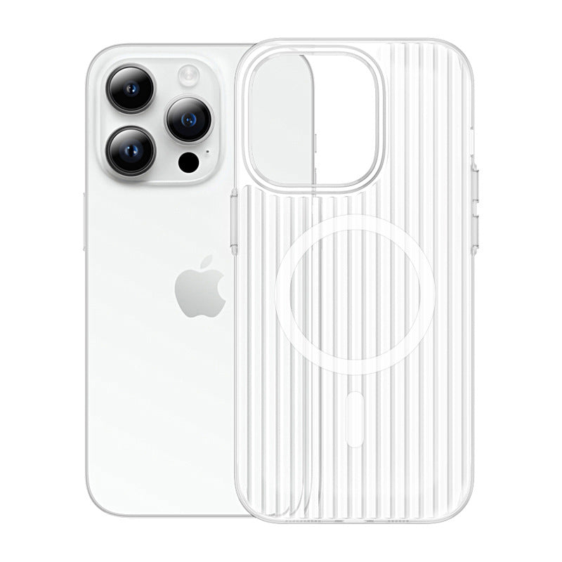 Capa Slim para iPhone Everyday com Estilo Minimalista às Riscas