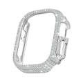 LuxeGuard Diamantbesetztes Vollschutz-Case für Apple Watch mit Displayschutzfolie