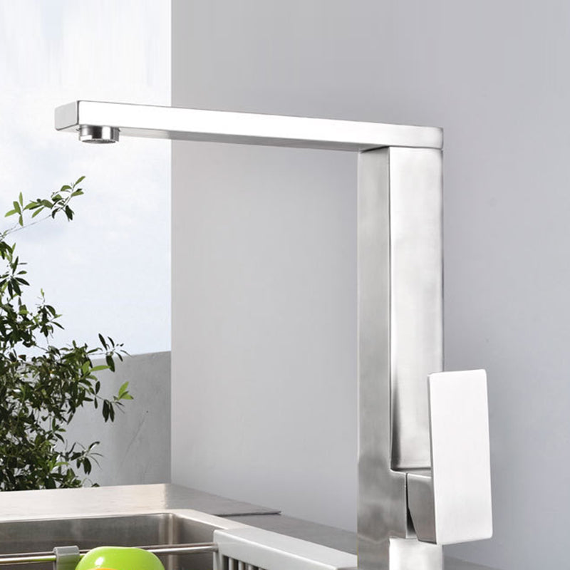 VeroFlow 360-Degree Swivel Kitchen Faucet In Stainless Steel