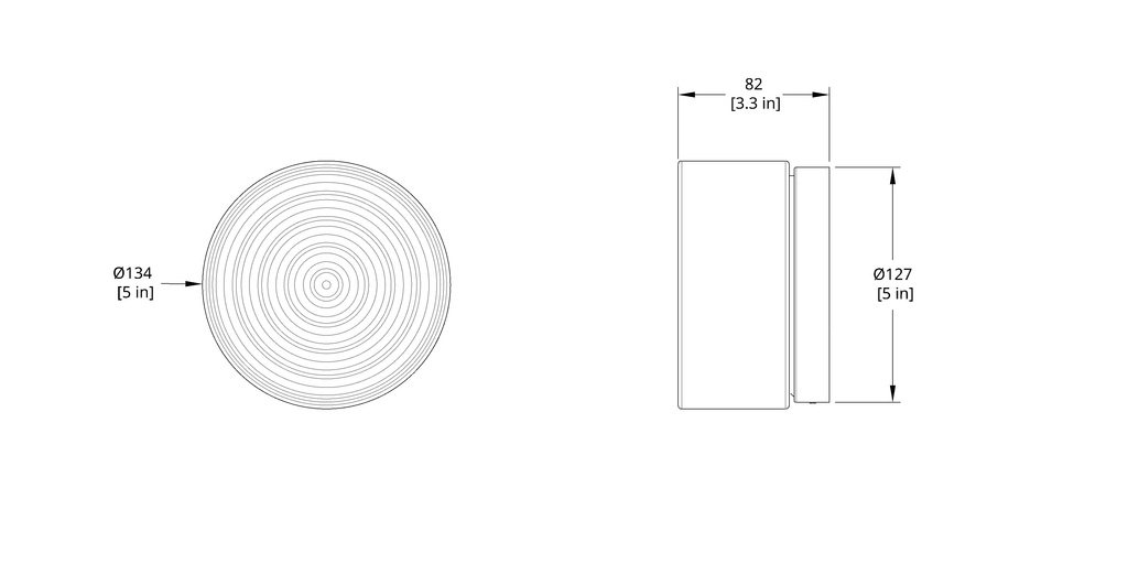 RippleGuard Exterior Wall Light With Tempered Glass IP65