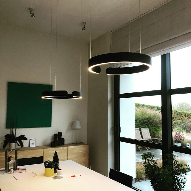 LumaCircle Modern LED Pendant for Living Room and Dining