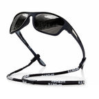 Men's UV400 Polarised Wrap Sunglasses Ideal For Cycling And Running