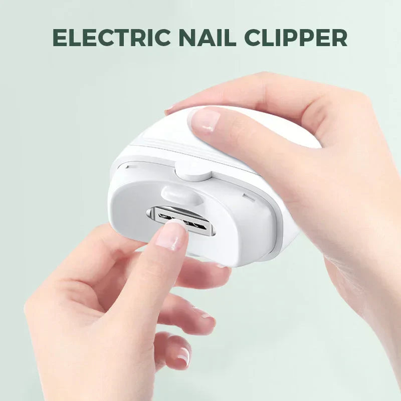 Coupe-ongles électrique avec coupe automatique et polissage pour tous les âges