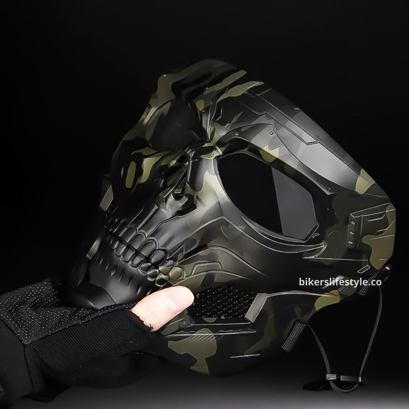 Maska na obličej Phantom Skull pro náročné venkovní aktivity a každodenní pohodlí