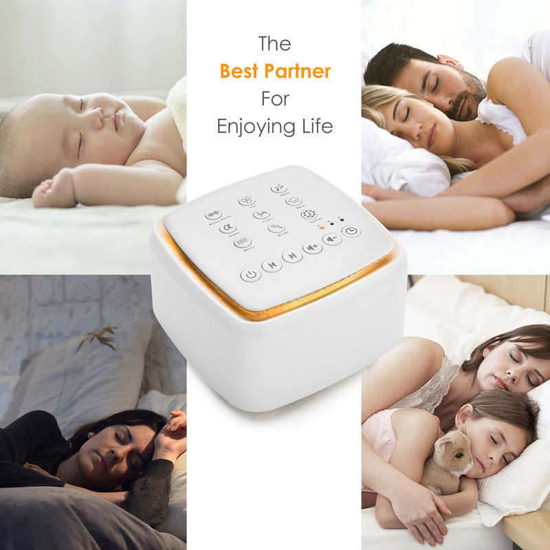CalmWave Portable Sleep Machine With White And Green Noise