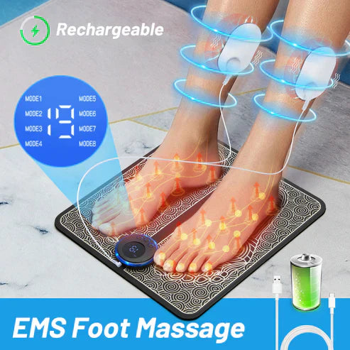 وسادة تدليك القدم StrideEase EMS لتخفيف الأنسجة العميقة