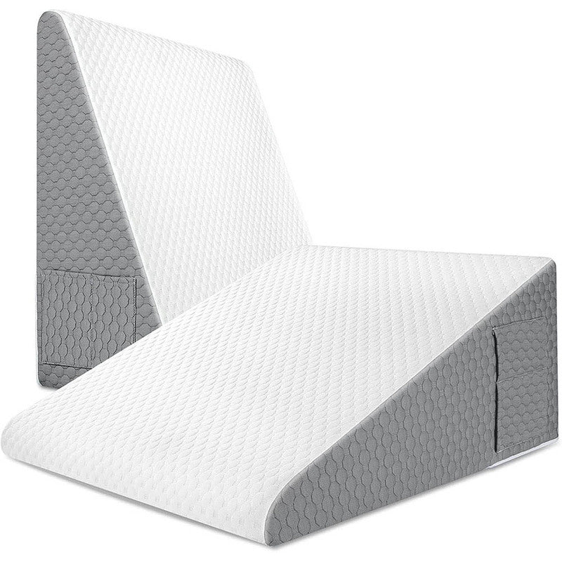 OrthoRise Wedge Pillow With Memory Foam For Upright Comfort