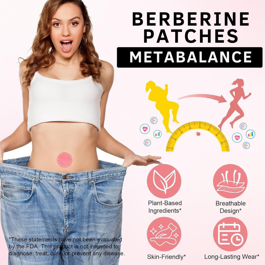 MetaBalance Berberine Patches Daily Wear For Easy Use