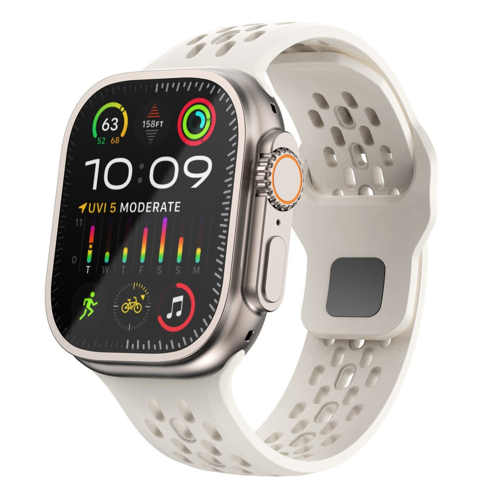 Prodyšný řemínek AeroFlex pro Apple Watch z FKM gumy