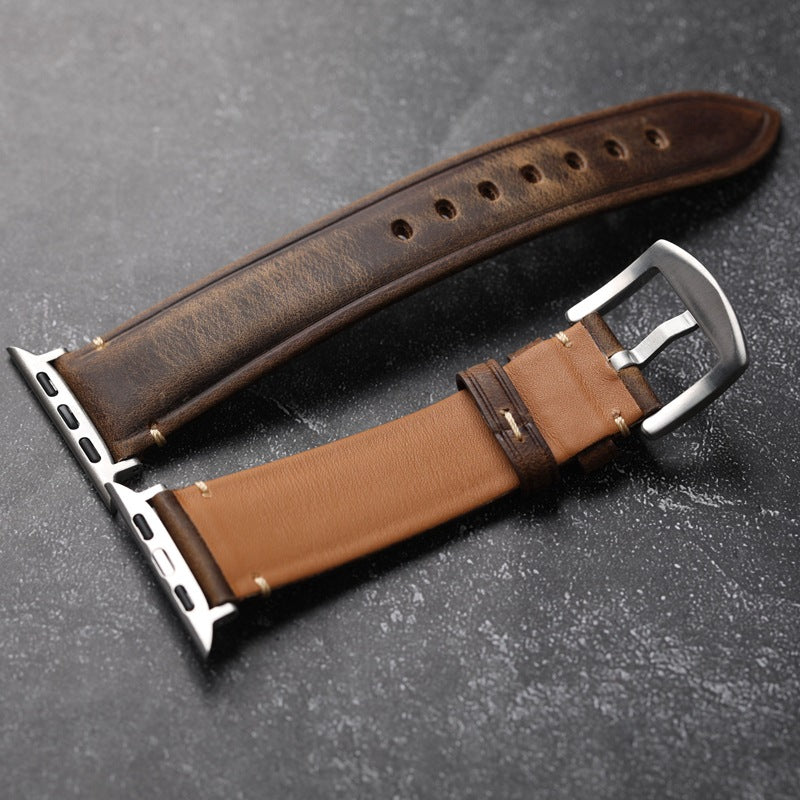 Vellaro Lederarmband für Apple Watch, handgefertigt in Italien