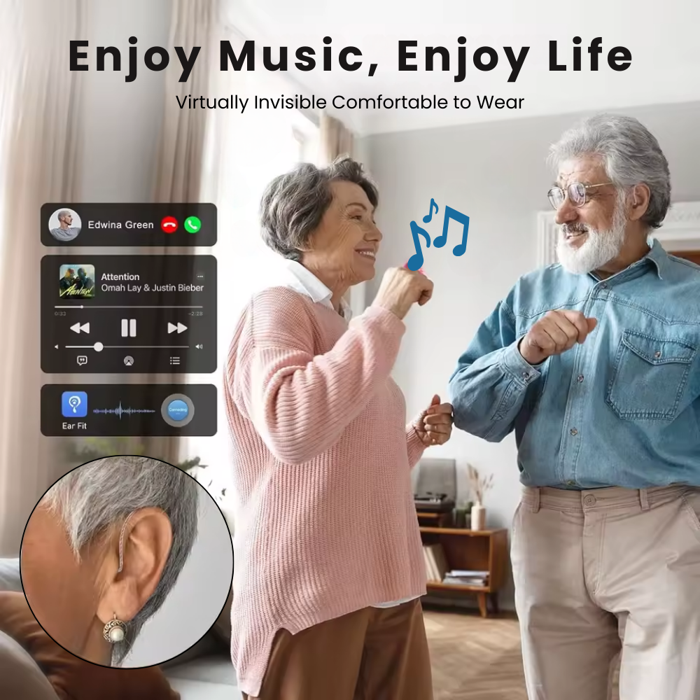 Aparelho Auditivo Bluetooth Vero Recarregável BTE com Cancelamento de Ruído
