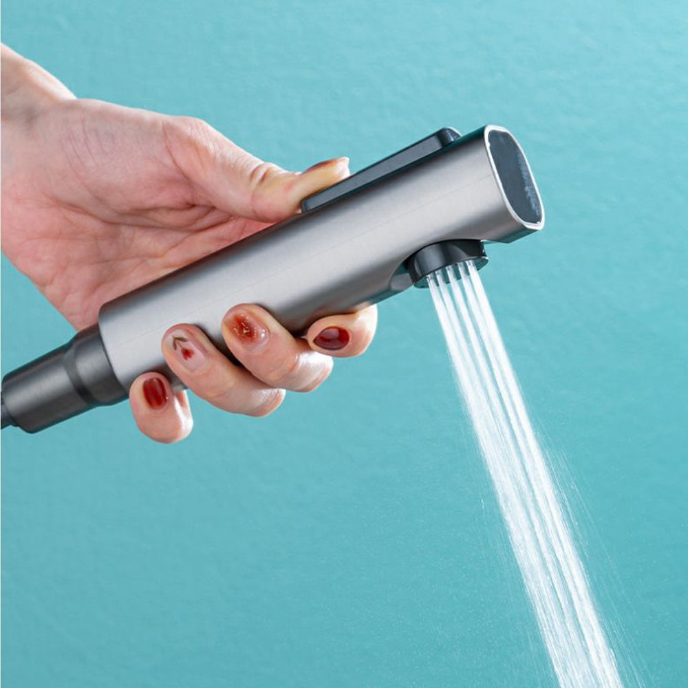 AquaKey Pulverizador de Bidé Manual Ajustável com Controlo Estilo Piano para Sanita