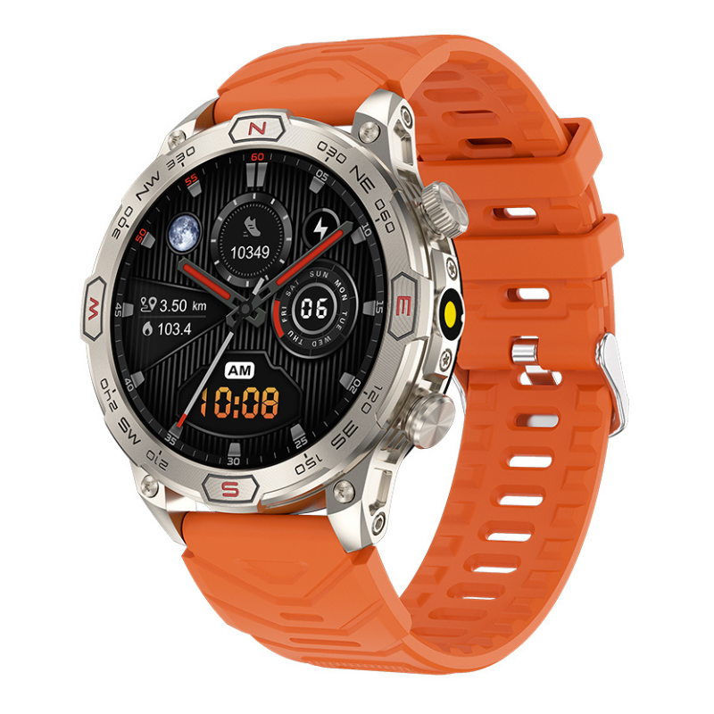 RidgePulse Pro Reloj Inteligente GPS para Exterior con Monitor de Ritmo Cardíaco y Seguimiento de SpO2