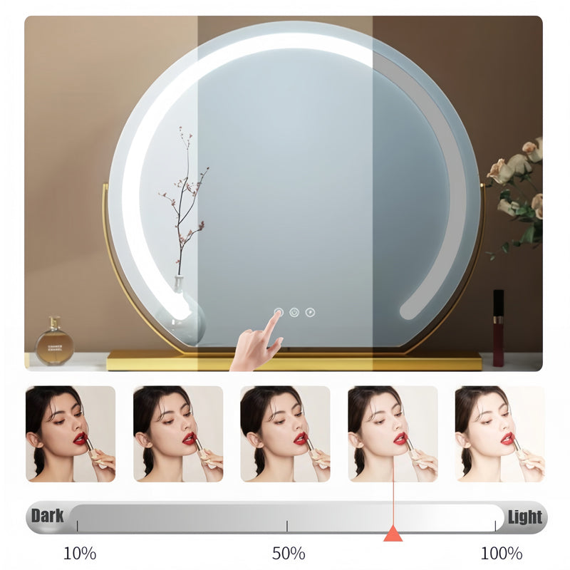 Luminara dimmbarer LED-Schminkspiegel mit Touch-Aktivierung für Make-up