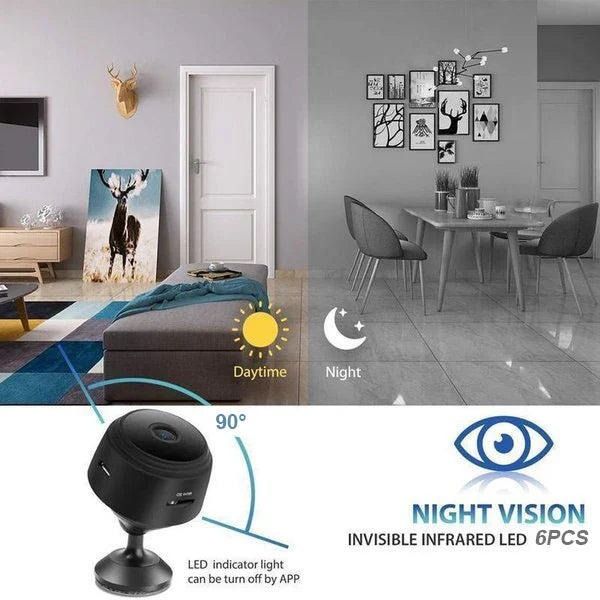 Nextri 1080P Wireless Camera With Magnetic Feature For Home Office Use