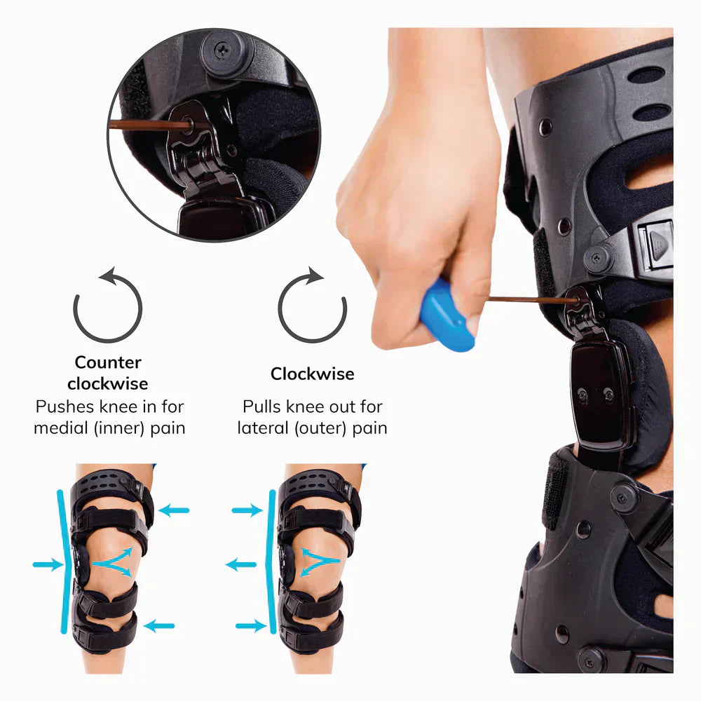 ArthroEase Medial-Lateral Knee Unloader Brace for Pain Relief